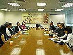 The delegation from Lanzhou University visits Chung Chi College.